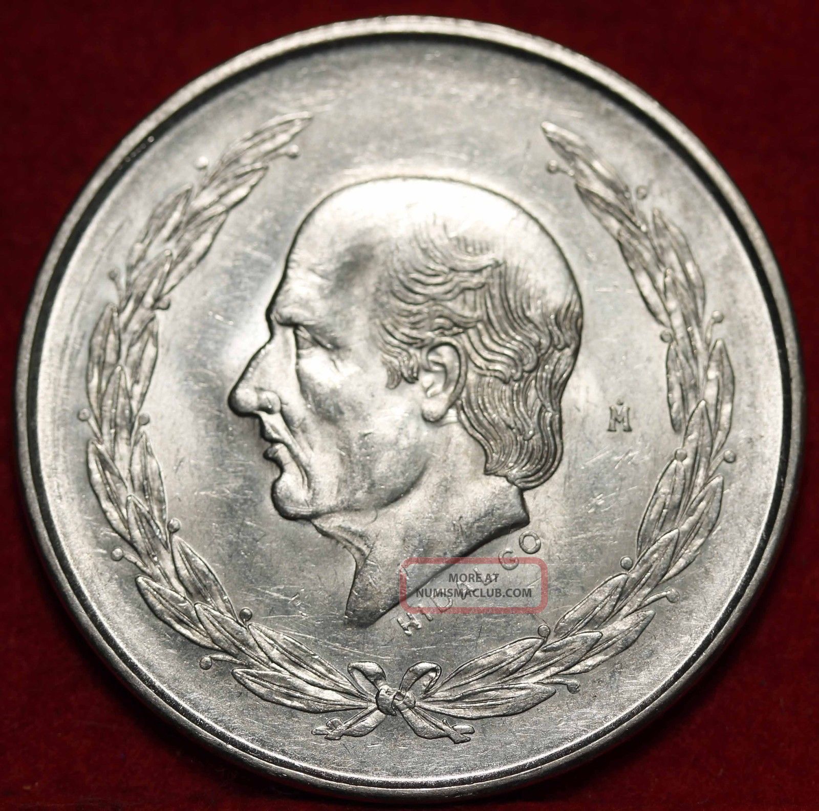 Uncirculated 1952 Mexico 5 Pesos Silver Foreign Coin S/h Mexico (1905-Now) photo