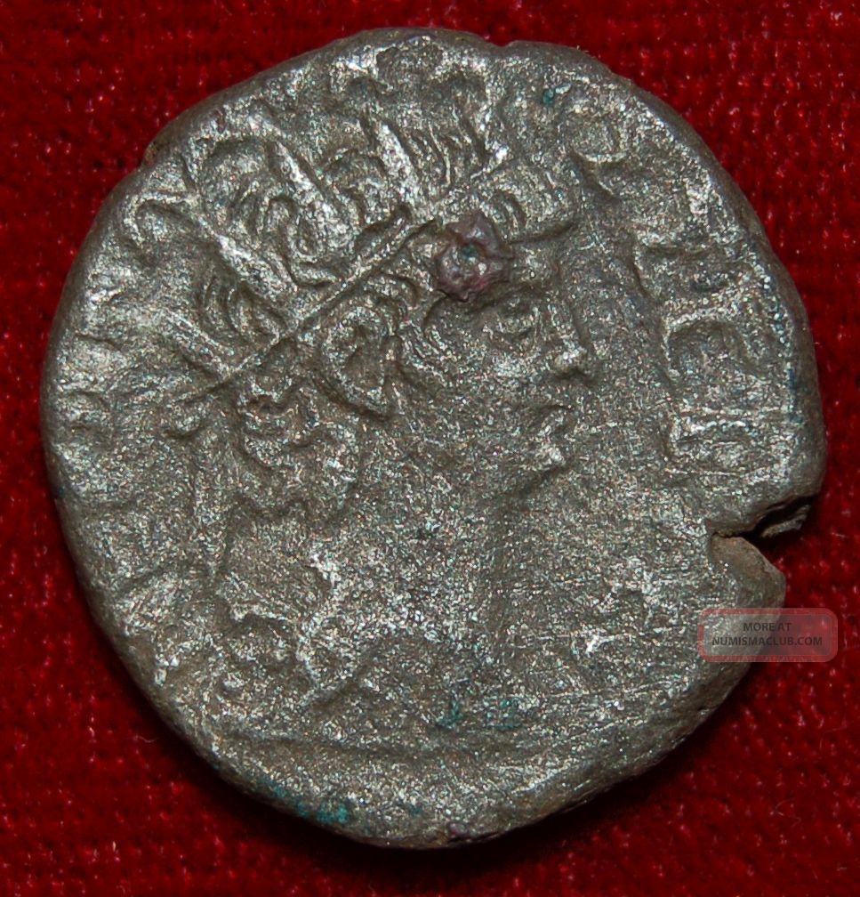 Ancient Roman Coin Nero Silver Tetradrachm Alexandria On Reverse Nero ...