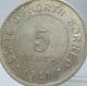 British North Borneo 1941 - H 5 Cents Copper - Nickel Coin Au Asia photo 4