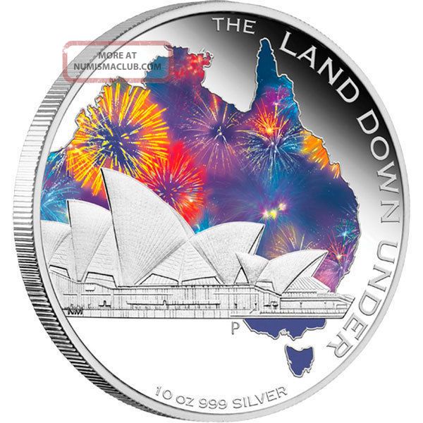 Australia 2013 10$ Sydney Opera House 2013.  The Land Down Under 10 Oz Proof Coin Australia photo