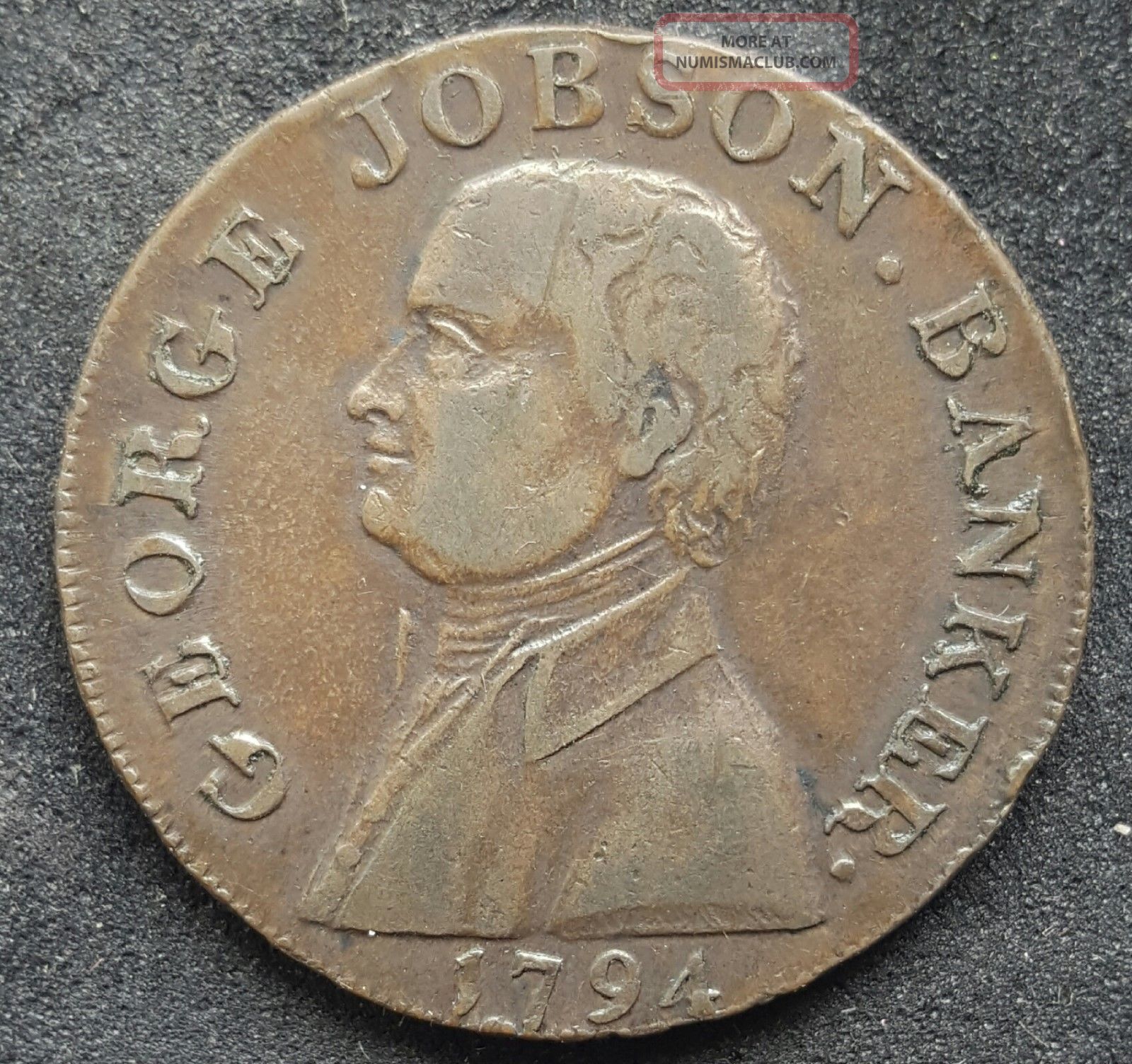 1794 Great Britain Northhamptonshire Half Penny Conder Token D&h 1 UK (Great Britain) photo