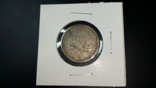 1916 France One Franc Silver Coin photo