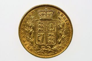 1878 Sydney Gold Sovereign Shield Reverse In Very Fine photo