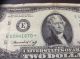 $2.  00 Bill 1976 Star Note Serial E 00441670 Small Size Notes photo 2