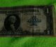 1923 $1 Silver Certificate Large Size Note Horse Blanket Paper Estate (large) Large Size Notes photo 2