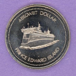 1983 Summerside Prince Edward Island Trade Token Or Dollar S S Abegweit Ferry photo