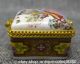 44mm Chinese Colour Porcelain 2 Woman Jewelry Pearls Casket Ring Box Y Coins: Ancient photo 7