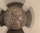 Cordius Rufus Ancient Roman Silver Denarius Triumph Of Caesar Ngc Certified 46bc Coins: Ancient photo 2