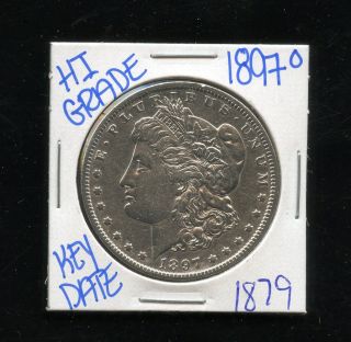 1897 O Silver Morgan Dollar Coin 1879 Shipping/rare Key Date/high Grade photo