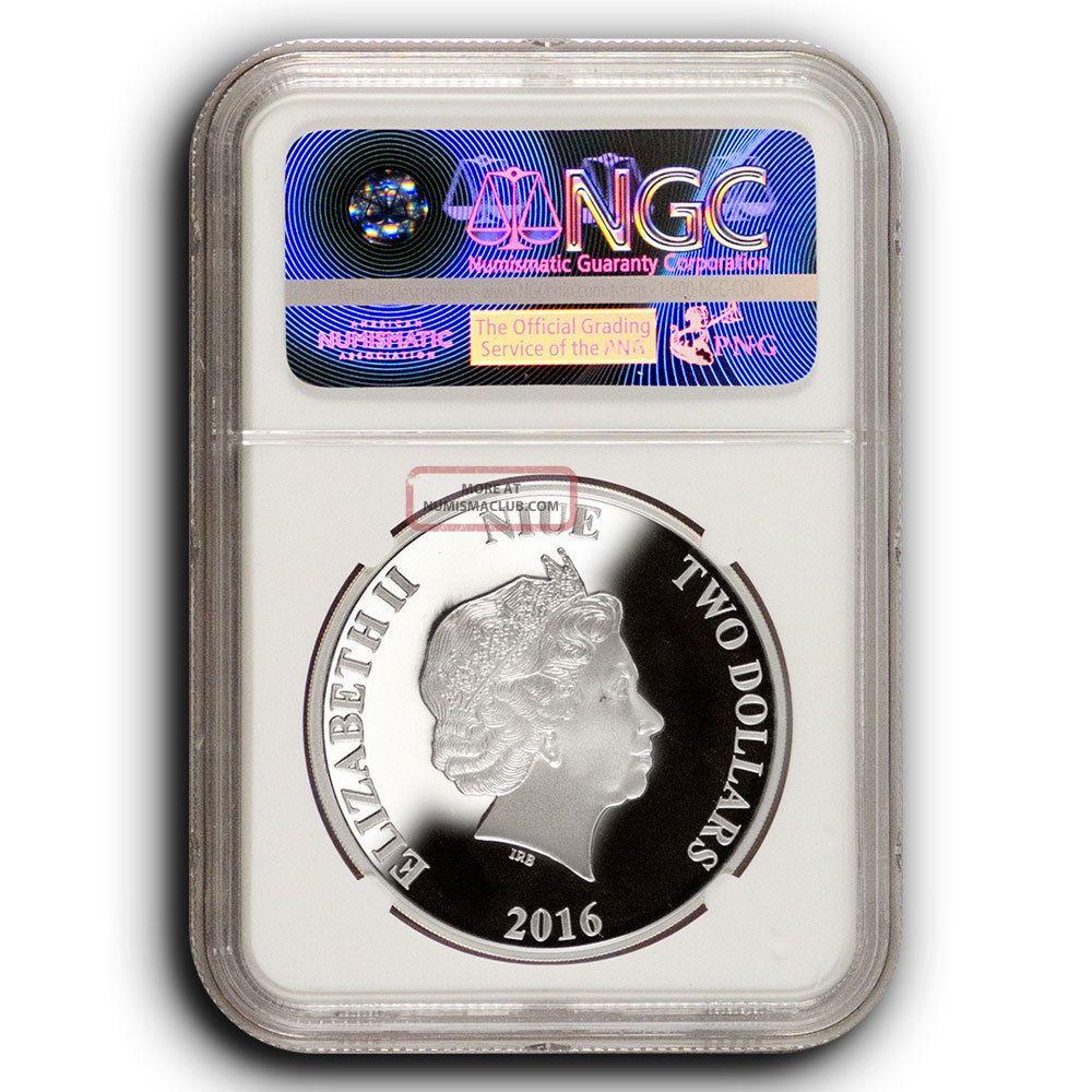 2015 Disney Princess Ariel Ngc Pf69 Niue 1 Oz Proof Silver Coin