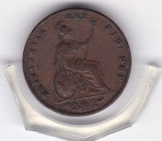 1836 King William Iv Farthing (1/4d) British Coin photo