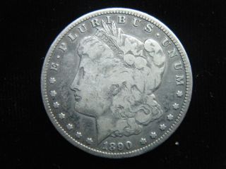 1890 Cc Carson City Morgan 90 Silver Dollar In Circulated Key Date photo