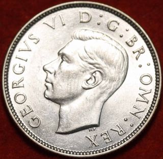 Uncirculated 1944 Great Britain Shilling Silver Foreign Coin S/h photo