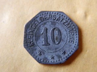 Germany Notgeld Kleingeldersatzmarke 10 Pfennig 1917 Coin - (3880) photo