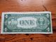 1935f $1 Silver Certificate Blue Seal Star Note 63410331f Small Size Notes photo 1