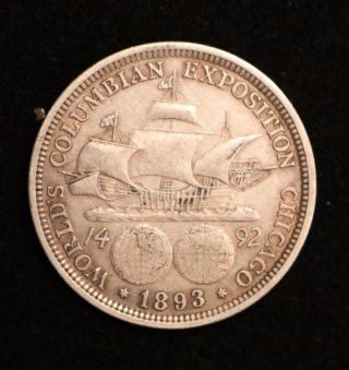 1893 Columbus Exposition Commemorative Silver Half Dollar photo