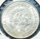 . 720 Silver 1966 Netherlands 2 1/2 Gulden Km 185 Juliana Grade 33mm Bsb2 5 Netherlands photo 1