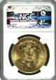 Mexico 1926 Gold 50 Pesos Centennial Of Independence Winged Victory Ngc Ms62 Mexico (1905-Now) photo 3