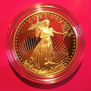 1995 - W Us $50 Eagle 1oz Pure Gold Proof Coin photo