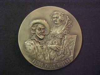 1577 - 1840 Pedro Paulo Rubens Large Brass Medal photo