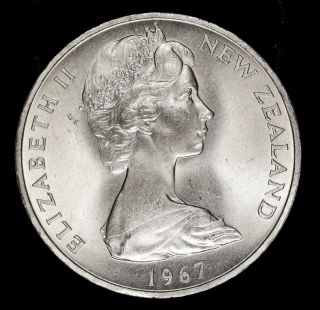 Zealand Dollar,  1967,  Decimalization Commemorative Coin photo