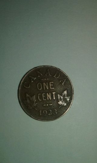 1923 Canada 1 Cent Coin photo