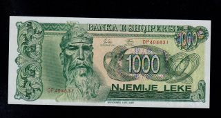 Albania 1000 Leke 1992 Pick 54 Unc Banknote. photo