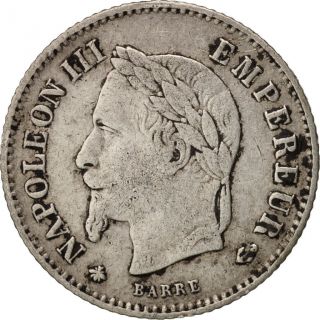 [ 99100] France,  Napoleon Iii,  20 Centimes,  1867,  Paris,  Km:808.  1 photo