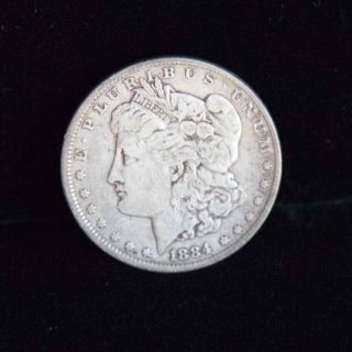 1984 Morgan Silver Dollar $1 Coin 90 Silver photo