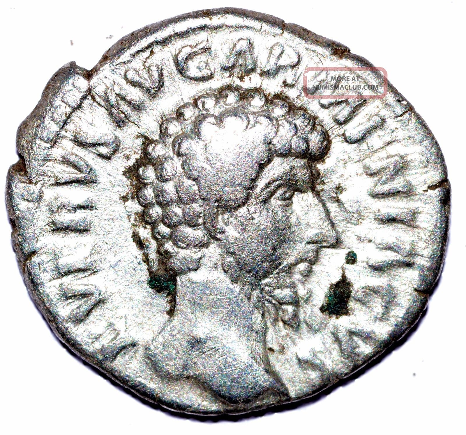 Authentic Lucius Verus, Ar Silver Denarius, Roman Coin, Rv. Armenia ...