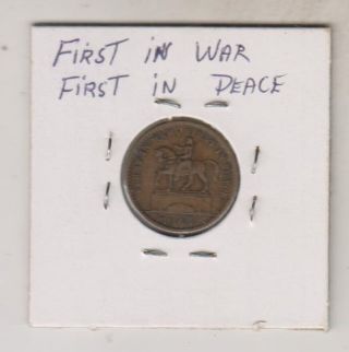 1863 Civil War Token - Union For Ever - First In War First In Peace photo