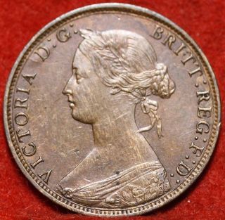 1861 Nova Scotia One Cent Foreign Coin S/h photo