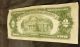 1953 B Series Two Dollar Bill (red Seal) Small Size Notes photo 3