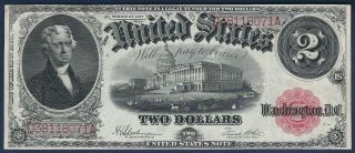 1917 $2 Large United States Note (fr 60) 