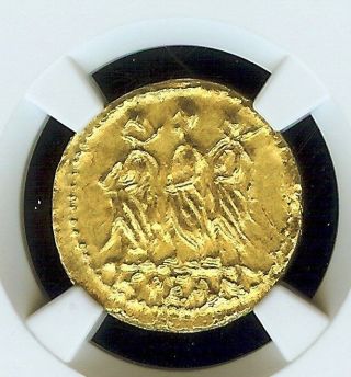 Coson After 54 B.  C.  Gold Stater - Thracian Or Scythian - Ngc Ms (8.  48g) photo