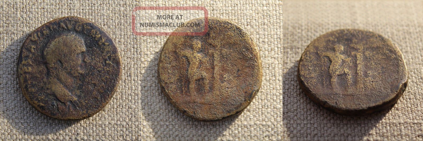 Vespasian/vespasianus,  Judaea Capta,  Ad 71,  Sestertius 34mm,  22.  0 Gm. Coins: Ancient photo