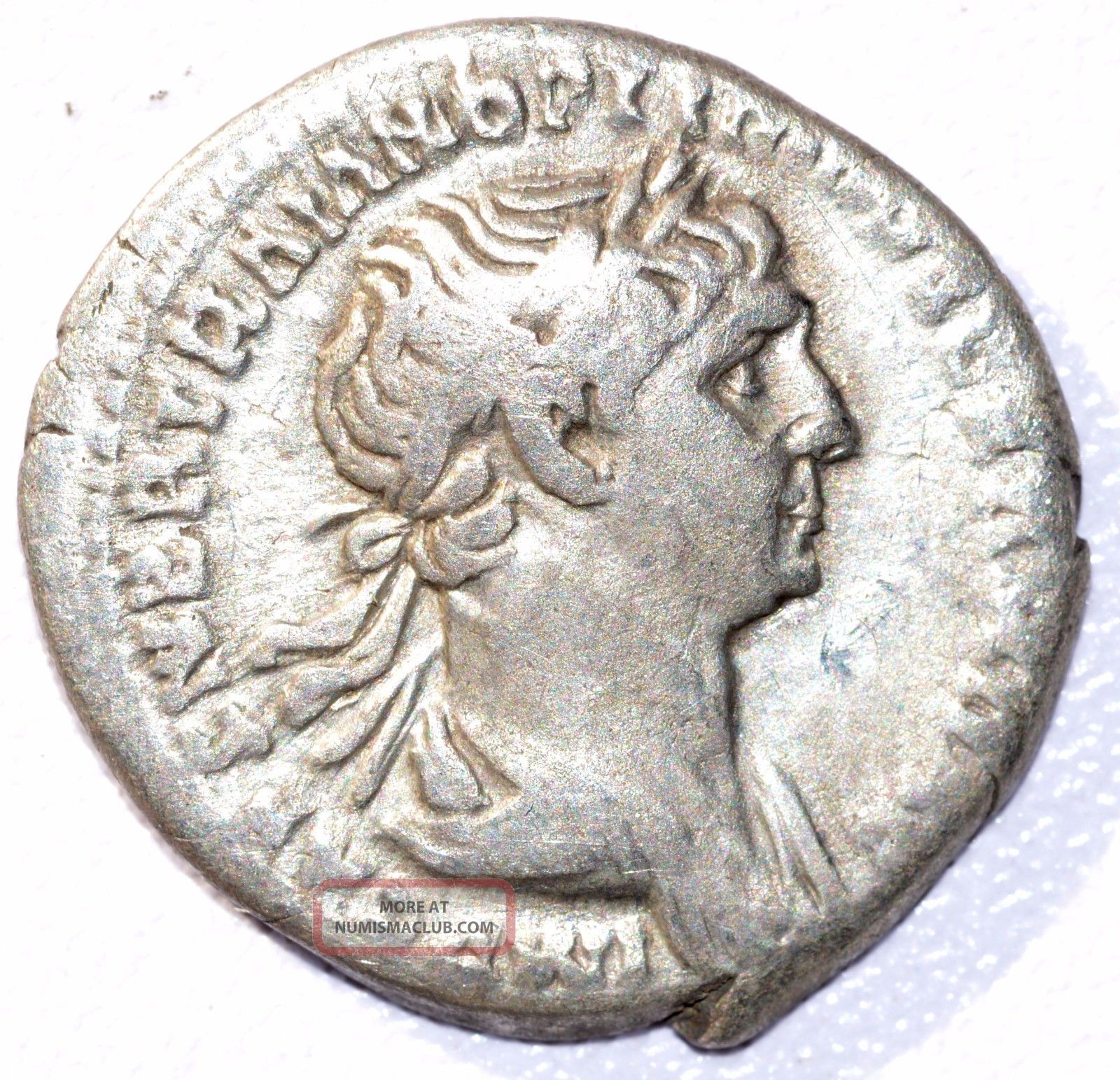 Rare Authentic Trajan (ad 98 - 117), Ar Silver Denarius, Rv. Felicitas ...