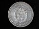 1905 Panama Balboa 50 Centesimos Silver Higher Grade Coin Panama photo 1