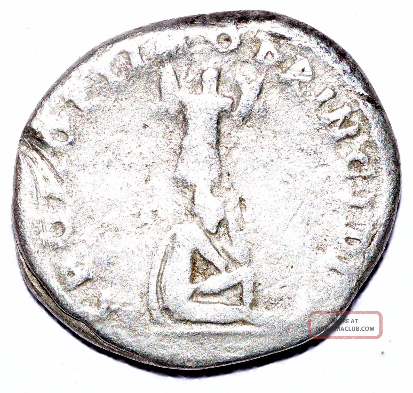 Authentic Trajan Roman Coin, Ar Silver Denarius, Rv. Dacia Capta - C323