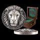 2016 5 Oz Big 5 Lion High Relief Ivory Coast Silver Coin 5000 Francs Last One Silver photo 4