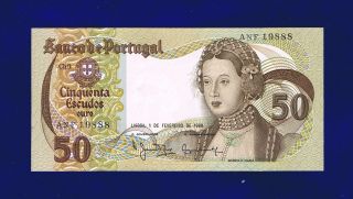 Portugal 50$00 Escudos 1980 Pic174b Unc photo