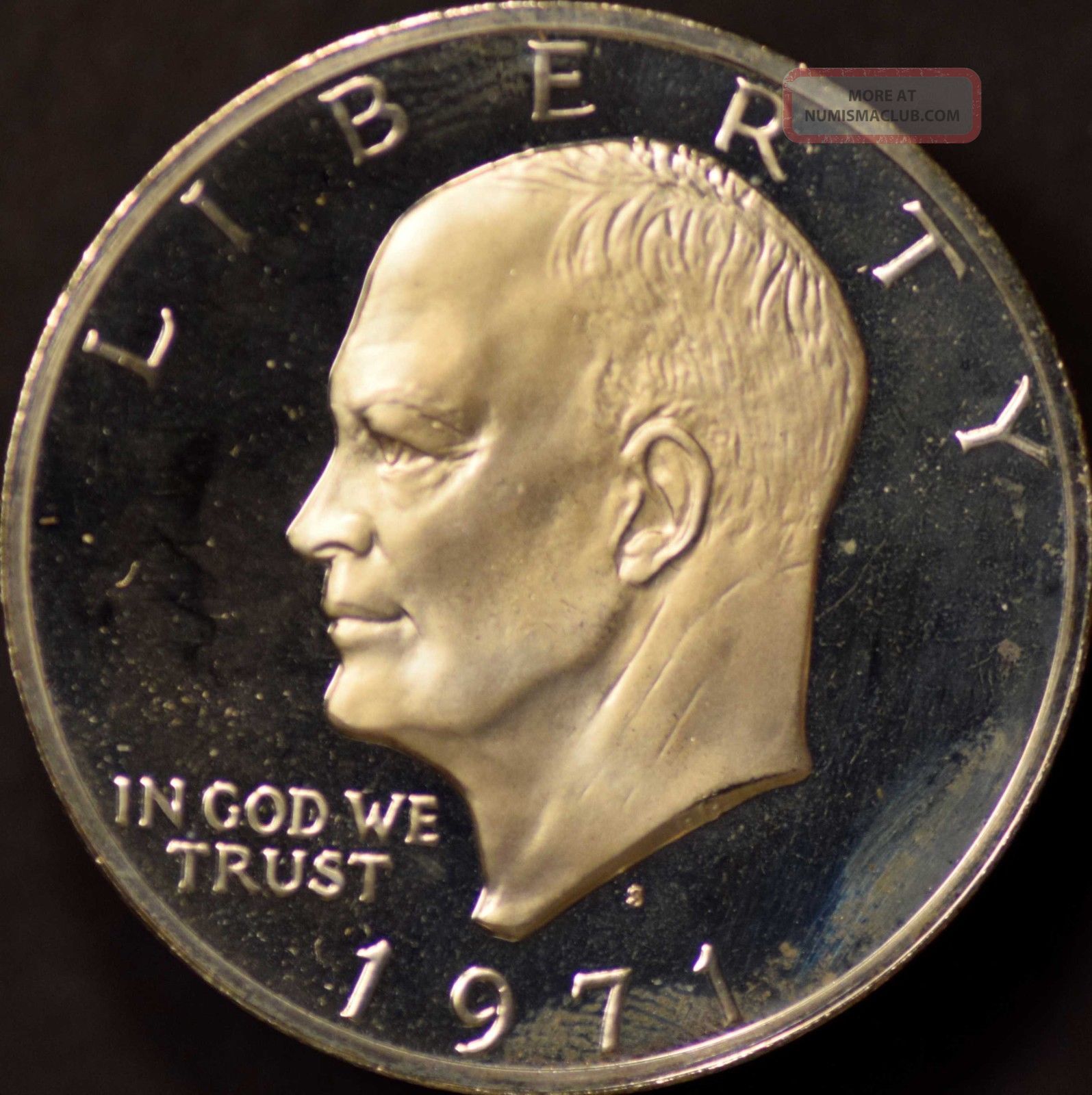 1971 S Eisenhower Dollar Proof Silver