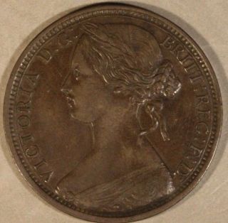 1863 Great Britain Penny  U.  S. photo