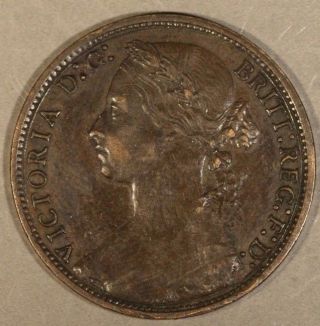 1877 Great Britain Penny Large Date U.  S. photo