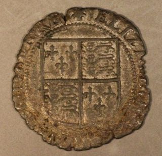 (1601) Nd Ireland Shilling Silver Elizabeth I,  U.  S. photo