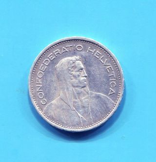 Switzerland - Silver 5 Francs,  1932 B photo