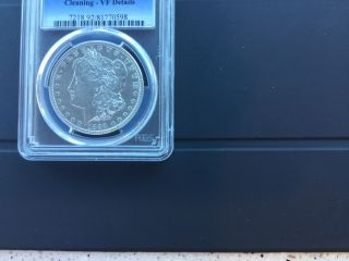 1892 - S Morgan Silver Dollar Anacs Vf Details - Cleaned photo