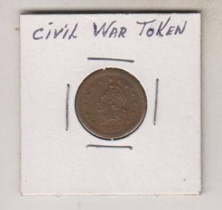 1863 Civil War Token - Wilson ' S Medal photo