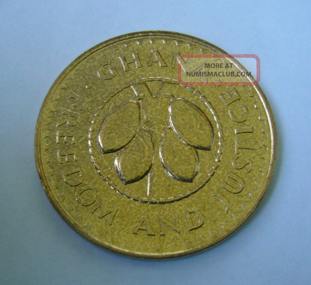 Ghana 50 Pesewas 1979,  Cocoa Beans - F.  A.  O. Africa photo
