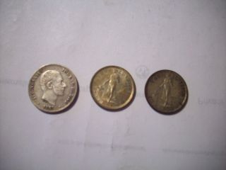 3 Phillipines 10 Centavos Silver Coin (1885,  1935m,  1937) Circulated photo